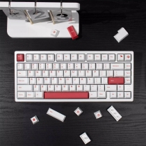 Minimalist White Japanese 104+44 Full PBT Dye-subbed Keycaps Set for Cherry MX Gaming Keyboard